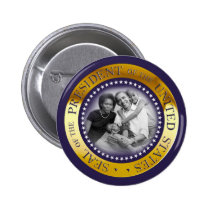 Obama Presidential Seal Portrait buttons