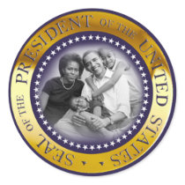 Obama Presidential Seal Portrait stickers
