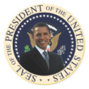 Obama Presidential Seal stickers by mediatropicsdesigns Obama Presidential Seal stickers