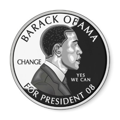 Obama Prez Coin 08 Magnet by RespectTheSoul