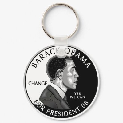 Obama Prez Keychain by RespectTheSoul