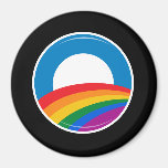 Obama Pride Button - Magnet