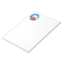 Obama Pride Button Memo Note Pads