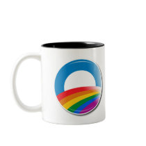 Obama Pride Button mugs