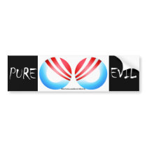 Obama pure evil bumper stickers by kjvonly Obama pure evil bumper stickers