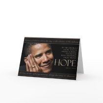 Obama Quote Greeting Card