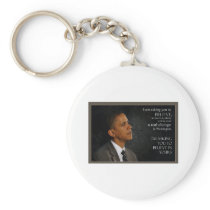 Obama Quote keychains