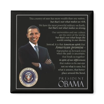 Obama Quote Magnets by aslentz