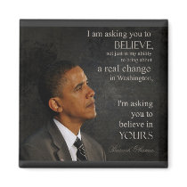 Obama Quote Magnet magnets
