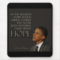Obama Quote Mouse Mat