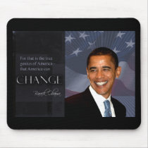 Obama Quote mousepads
