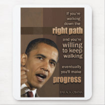 Obama quote mousepads