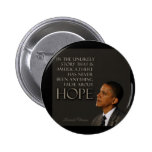 Obama Quote Pinback Buttons
