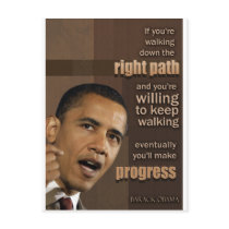 Obama quote postcards