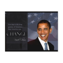 Obama Quote postcards