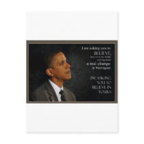 Obama Quote Postcard