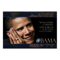 Obama Quote Poster posters