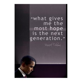 Obama Quote Poster print