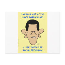 obama racial profiling impeach postcards by rexfmay obama racial profiling impeach postcards