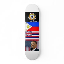 obama/raiders/hawaii skateboards by lilislandboy obama/raiders/hawaii skateboards