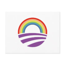 Obama Rainbow Postcards
