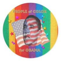 Obama Rainbow stickers by elfyboy Obama Rainbow stickers