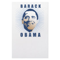 Obama rays blue stationery