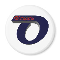 Obama Re Elect Fridge Magnet