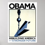 Obama: Rebuilding America Print
