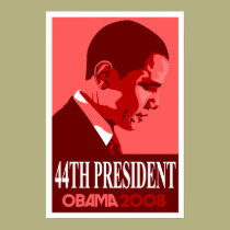 Obama Red 44th President Poster 3 posters