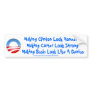 Obama Relativity Bumper Stickers