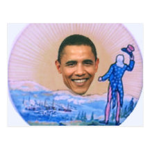 Obama Retro 1904 Postcard
