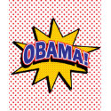 OBAMA! Retro Comic Halftone Print shirt