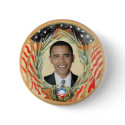 Obama Retro Style Button