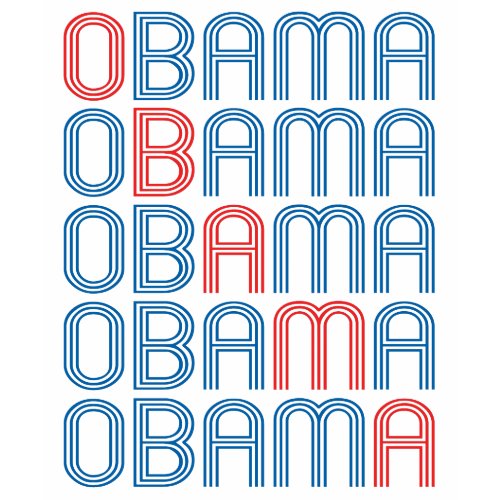 OBAMA Retro T-Shirt (styles for men, women & kids) shirt