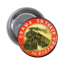 Obama Retro Train Button