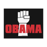 Obama Right On! postcards