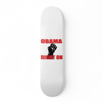 OBAMA RIGHT ON SKATEBOARDS by turnleft