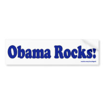 Obama Rocks Bumpersticker