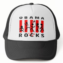 Obama Rocks Trucker Hats