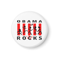 Obama Rocks magnets by BarackObamaShop Obama Rocks magnets