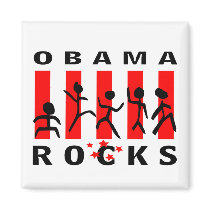 Obama Rocks magnets by fashionfiles Obama Rocks magnets
