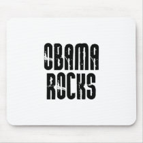 Obama Rocks Mousepad by coolshirts55 Obama Rocks Mousepad