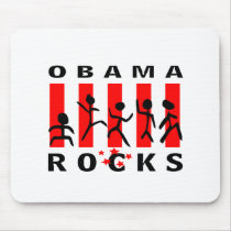 Obama Rocks mousepads by fashionfiles Obama Rocks mousepads