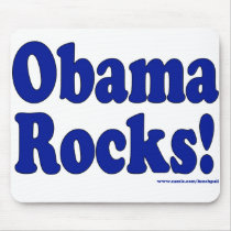 Obama Rocks mousepads by lunchpail Obama Rocks mousepads