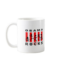 Obama Rocks mugs by fashionfiles Obama Rocks mugs