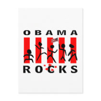 Obama Rocks postcards