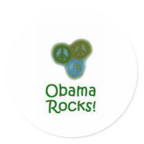 Obama Rocks stickers by noeltk Obama Rocks stickers
