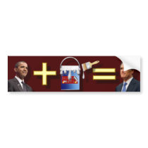 Obama=Romney Bumper Stickers