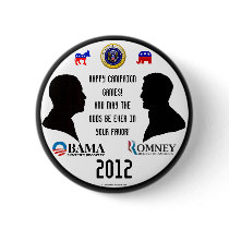 OBAMA ROMNEY Campaign Games President 2012politica Pins